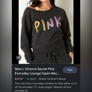 Victoria secret pink sweater